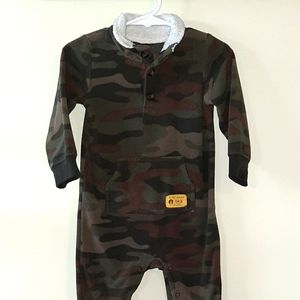 Fleece Camo One Piece